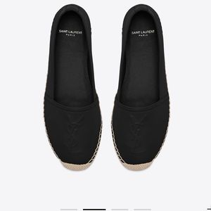 YSL MONOGRAM ESPADRILLES IN LAMBSKIN